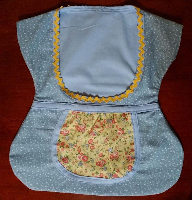 (image for) ClothesPin Bag - Blue/Yellow Pocket